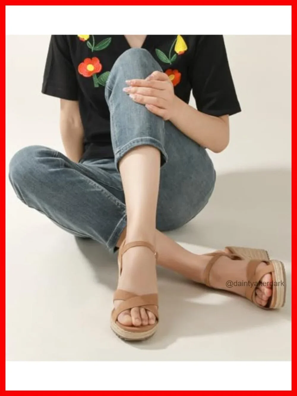 Women's Espadrille Wedge Sandals Open Toe Ankle Strap PU Lightweight Casual